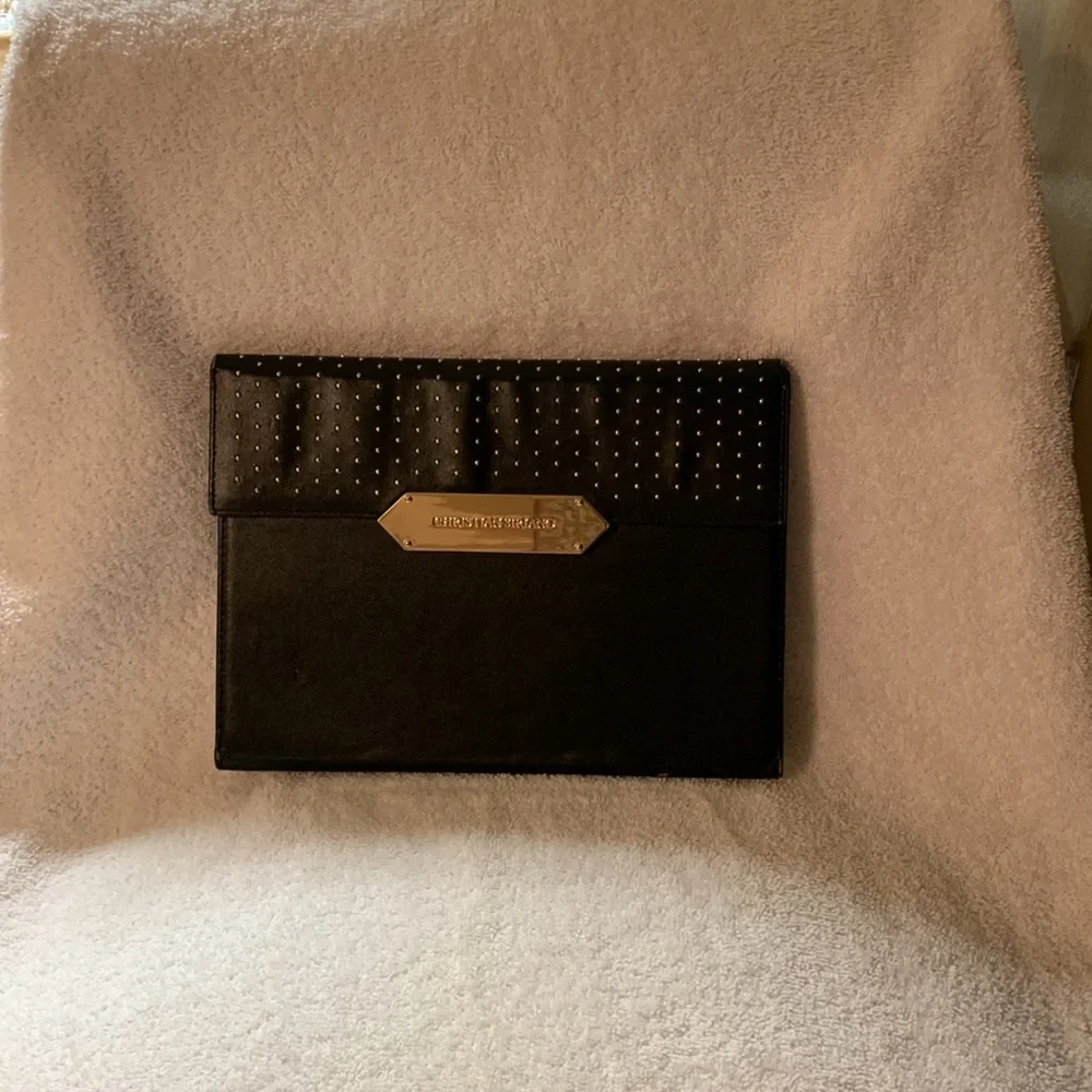 Black Christian Siriano iPad case.